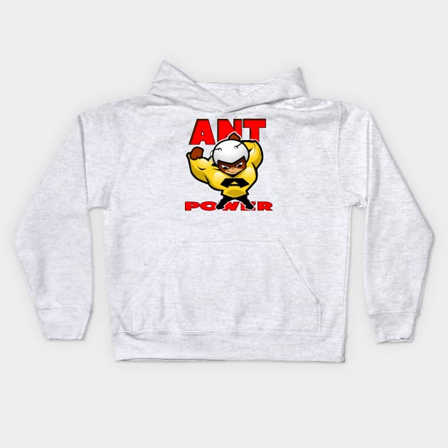 Ant POWER Kids Hoodie by Spikeani